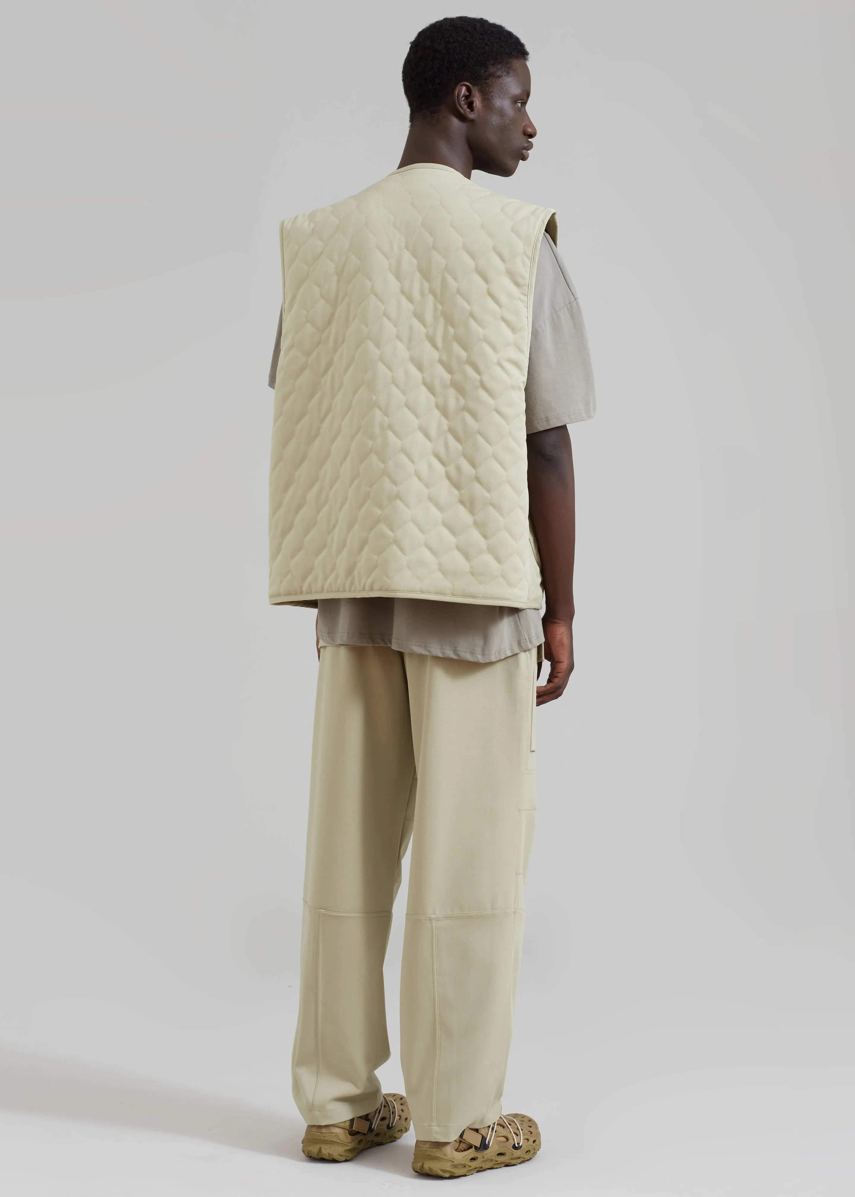 Lant Reversible Vest - Slate Green