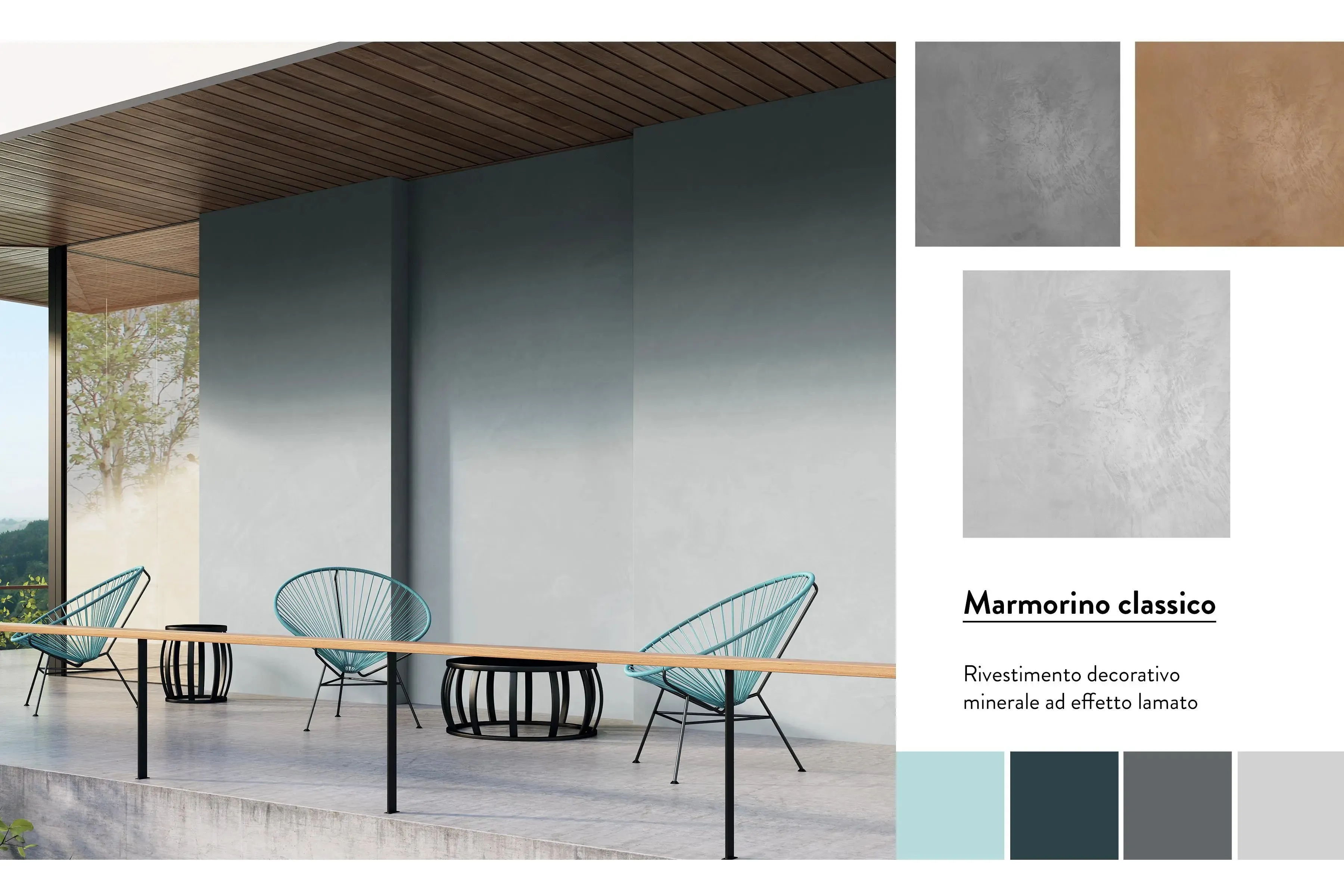 MARMORINO CLASSICO - Decorative Lime Polished Plaster, Satin Finish by San Marco