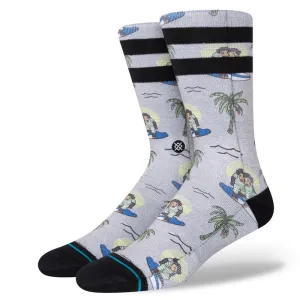 STANCE MEN'S SURFIN MONKEY CREW SOCKS